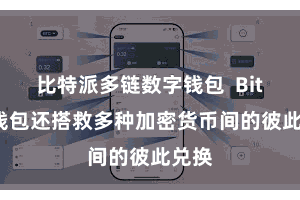 比特派多链数字钱包 Bitpie钱包还搭救多种加密货币间的彼此兑换