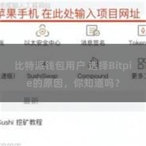 比特派钱包用户 选择Bitpie的原因，你知道吗？