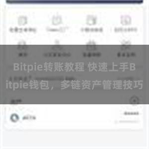 Bitpie转账教程 快速上手Bitpie钱包，多链资产管理技巧