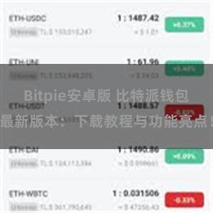 Bitpie安卓版 比特派钱包最新版本：下载教程与功能亮点！