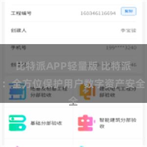 比特派APP轻量版 比特派：全方位保护用户数字资产安全