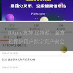 Bitpie支持 比特派：全方位保护用户数字资产安全