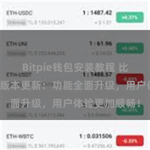 Bitpie钱包安装教程 比特派钱包最新版本更新：功能全面升级，用户体验更加顺畅！