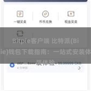 Bitpie客户端 比特派(Bitpie)钱包下载指南：一站式安装体验