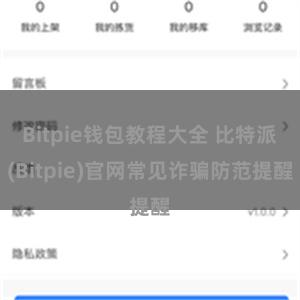 Bitpie钱包教程大全 比特派(Bitpie)官网常见诈骗防范提醒