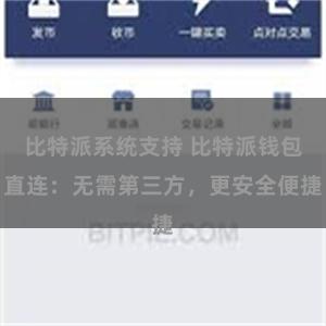 比特派系统支持 比特派钱包直连：无需第三方，更安全便捷