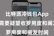 比特派冷钱包App  用户需要疑望收罗用度和阐发时间